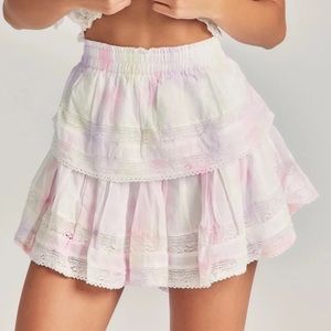 LoveShackFancy tie dye skit in excellent condition